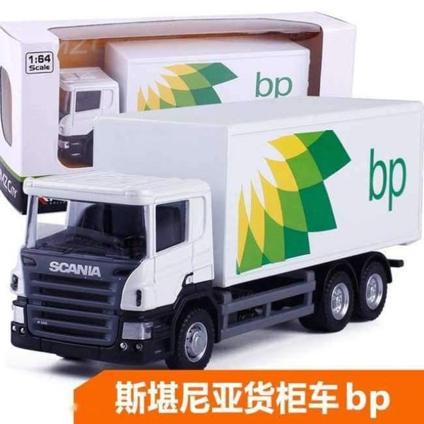 Planet Gates 4 Simulation RMZ city 1:64 Diecasts & Toy Vehicles Car Styling MAN Container Truck Alloy Truck Model kids Gift Pull Back Toys