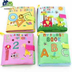 Planet Gates 4 Style 0-36 Months Baby Toys Soft Cloth Books Rustle Sound Infant Educational Stroller Rattle Toy Newborn Crib Bed Baby Toys