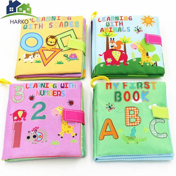 Planet Gates 4 Style 0-36 Months Baby Toys Soft Cloth Books Rustle Sound Infant Educational Stroller Rattle Toy Newborn Crib Bed Baby Toys