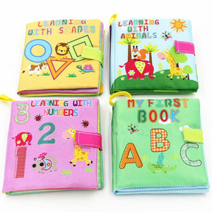 Planet Gates 4 Style 0-36 Months Baby Toys Soft Cloth Books Rustle Sound Infant Educational Stroller Rattle Toy Newborn Crib Bed Baby Toys