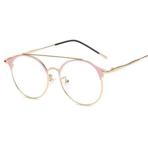 Planet Gates 4 VCKA 2018 New Fashion Women Mens Computer Goggles Retro Metal Blue Light Blocking Glasses Round Gaming Glasses UV400 Eyewear