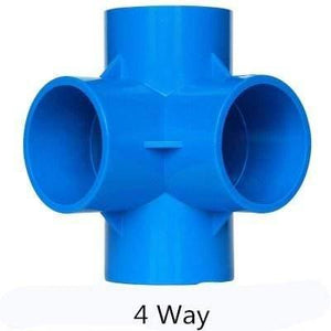 Multifunction Pvc Pipe Connector DIY Shelf Support Joint 3 4 5 6 Way Splitter 20 -50mm Tube Coupler Adapter Garden Pipe Fittings