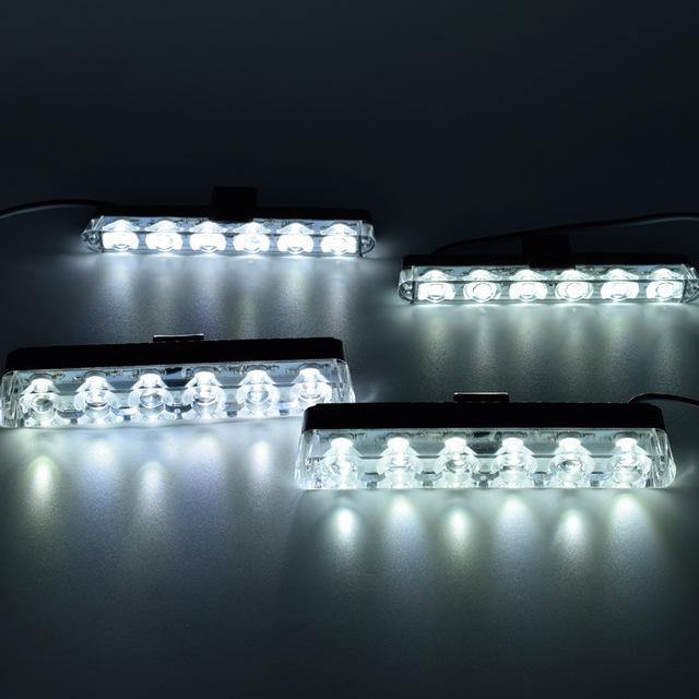 Planet Gates Wireless Remote Stroboscope Led Police Light 4*6 Led Car Truck Ambulance Emergency Flashing Firemen Strobe Warning Light DC 12V