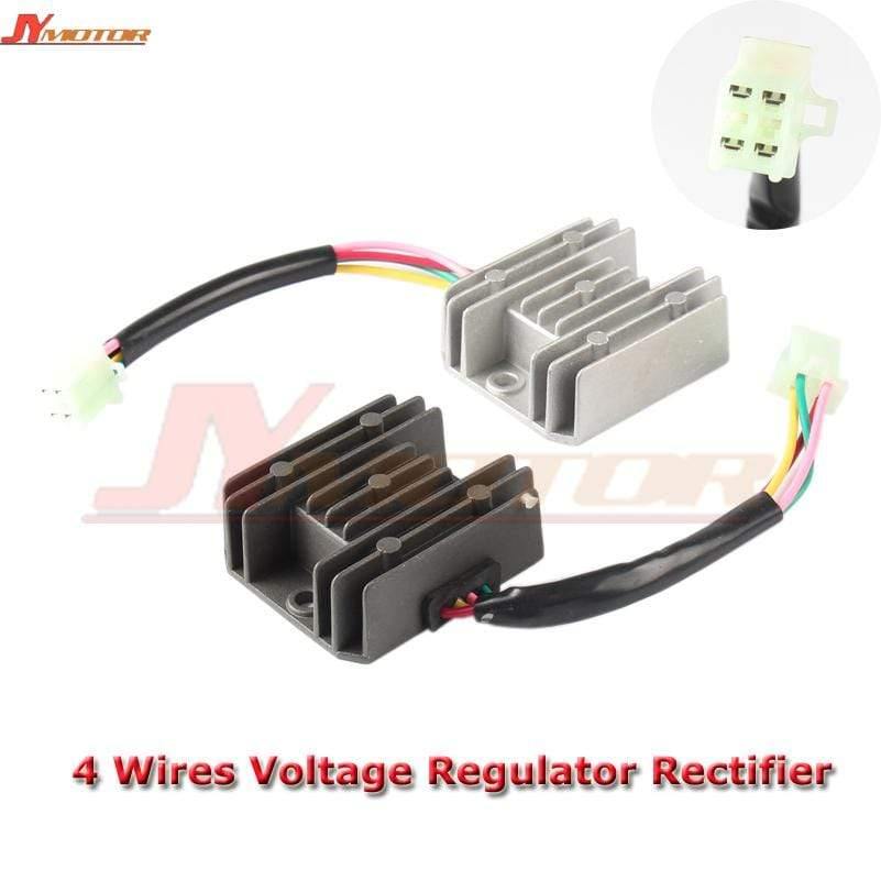 Planet Gates 4 Wires Voltage Regulator Rectifier Motorcycle Boat Motor Mercury ATV GY6 50 150cc Scooter Moped JCL NST TAOTAO