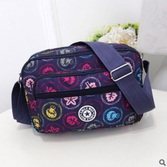 Planet Gates 4 Women Fashion Solid Color Zipper Waterproof Nylon Shoulder Bag Female Crossbody Bag Ladies Bolsa Feminina Waterproof Travel Bag