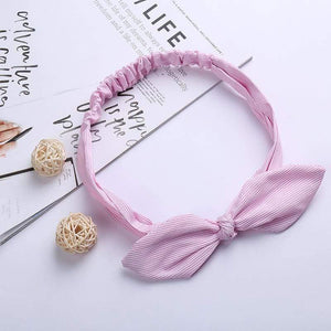 Women Rabbit Ear Print Headbands Retro Hair Accessories Knotted Turban Bandage Bandanas Hairband Headwrap Hair Bands
