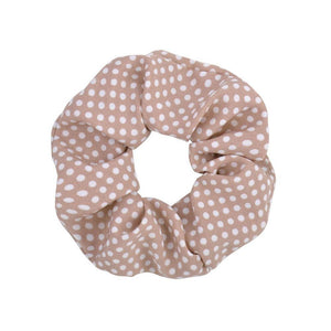 Women Vintage Hair Scrunchie Dot Plaid Hair Rope Girls Elastic Hair Band Ponytail Holder Striped Rubber Band Hair Accessories