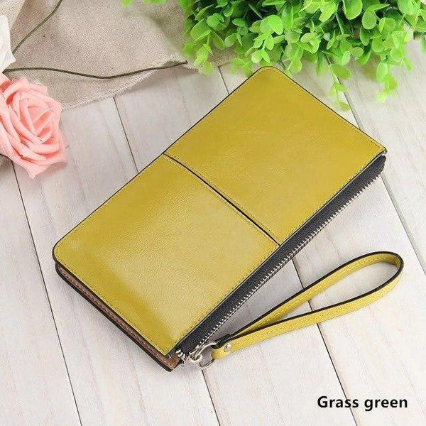 Planet Gates 4 Women wallets Candy Oil Leather Wallet Long Design Day Clutch Casual Lady Cash Purse Women Hand Bag Carteira Feminina A4
