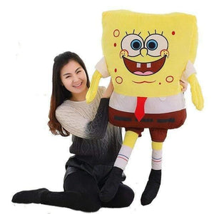 40-100cm Giant Cute Baby Toy Spongebob Patrick Star Plush Toys Cartoon Soft Animal Pillow Anime Doll Children Kids Birthday Gift
