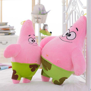 40-100cm Giant Cute Baby Toy Spongebob Patrick Star Plush Toys Cartoon Soft Animal Pillow Anime Doll Children Kids Birthday Gift