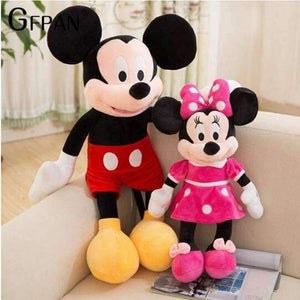 Planet Gates 40-100cm High Quality Stuffed Mickey&Minnie Mouse Plush Toy Dolls Birthday Wedding Gifts For Kids Baby Children