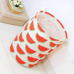 Planet Gates 40*50cm Ins Style Laundry Basket  Linen Flamingo Print Books Dirty Clothes Toys Organizer Home Storage & Organization