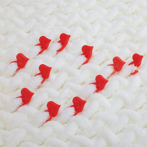 Planet Gates 40/50pcs Locking Stitch Markers Heart Shoes Shaped Stitch Holder DIY Needle Arts Craft Knitting Crochet Weave Sewing Tools