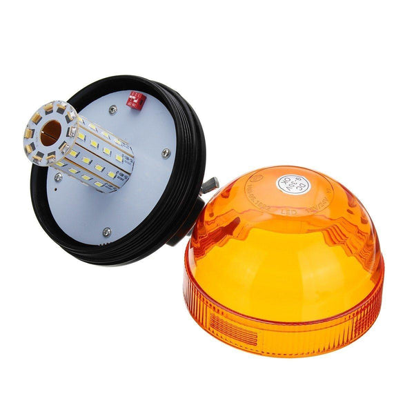 Planet Gates 40 LED Rotating Flashing Amber Beacon Flexible Tractor Warning Light Roadway Safety