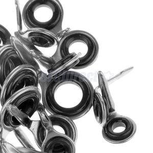 Planet Gates 40 Pcs Fishing Rod Guides Ring Stainless Steel Fishing Rod Eyes Ring Raft Line Ring Rod DIY Fishing Rod Repair Tool