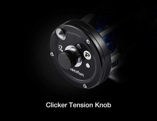 Planet Gates 40 series / 7 / Left Hand CHAOS Right Left Handed Metal Fishing Bait casting Reel Super Light 5.3:1 Max drag 9.1kg Fishing Reel Black Blue wheel