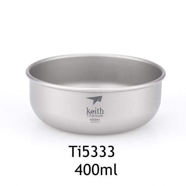 Planet Gates 400ml Camping Pure Titanium Bowls 300ml-900ml Bowls Cookware Tableware Cutlery Ti5333-Ti5338