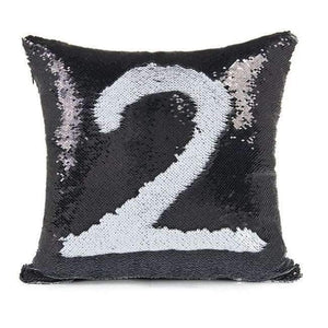 Planet Gates 400mm*400mm / 2 Pillow Mermaid Sequin Pillow Case Magical Color Changing Home Decor Sofa Cushions Cover 40x40cm