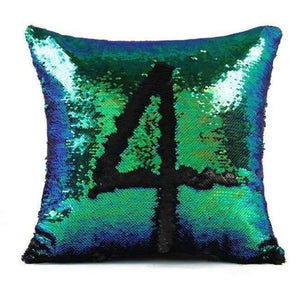 Planet Gates 400mm*400mm / 4 Pillow Mermaid Sequin Pillow Case Magical Color Changing Home Decor Sofa Cushions Cover 40x40cm