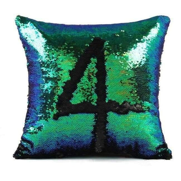 Planet Gates 400mm*400mm / 4 Pillow Mermaid Sequin Pillow Case Magical Color Changing Home Decor Sofa Cushions Cover 40x40cm