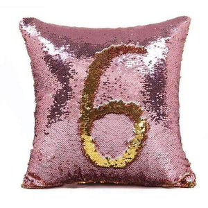 Planet Gates 400mm*400mm / 6 Pillow Mermaid Sequin Pillow Case Magical Color Changing Home Decor Sofa Cushions Cover 40x40cm