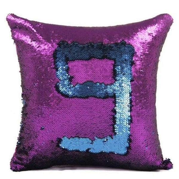 Planet Gates 400mm*400mm / 9 Pillow Mermaid Sequin Pillow Case Magical Color Changing Home Decor Sofa Cushions Cover 40x40cm