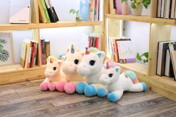 Planet Gates 40cm 60cm 80cm Rainbow Unicorn Plush Toys Kawaii Kids Toys Stuffed Cartoon Animal Baby Doll Children Christmas Birthday Gift