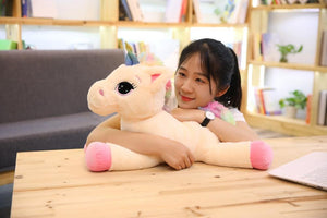 Planet Gates 40cm 60cm 80cm Rainbow Unicorn Plush Toys Kawaii Kids Toys Stuffed Cartoon Animal Baby Doll Children Christmas Birthday Gift