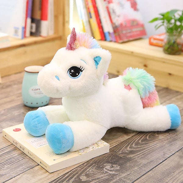 Planet Gates 40cm 60cm 80cm Rainbow Unicorn Plush Toys Kawaii Kids Toys Stuffed Cartoon Animal Baby Doll Children Christmas Birthday Gift