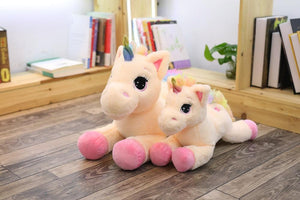 Planet Gates 40cm 60cm 80cm Rainbow Unicorn Plush Toys Kawaii Kids Toys Stuffed Cartoon Animal Baby Doll Children Christmas Birthday Gift