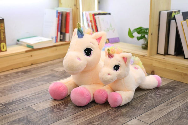 Planet Gates 40cm 60cm 80cm Rainbow Unicorn Plush Toys Kawaii Kids Toys Stuffed Cartoon Animal Baby Doll Children Christmas Birthday Gift