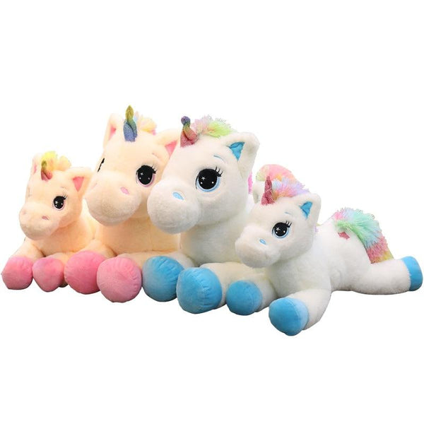 Planet Gates 40cm 60cm 80cm Rainbow Unicorn Plush Toys Kawaii Kids Toys Stuffed Cartoon Animal Baby Doll Children Christmas Birthday Gift