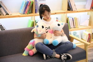 Planet Gates 40cm 60cm 80cm Rainbow Unicorn Plush Toys Kawaii Kids Toys Stuffed Cartoon Animal Baby Doll Children Christmas Birthday Gift