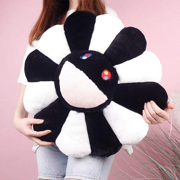 40cm-60cm Sunflower Pillow Soft Flower Stuffed Doll Kawaii Kaikai Kiki Colorful Plush Toy Cushion Gift Sunflower Cushion