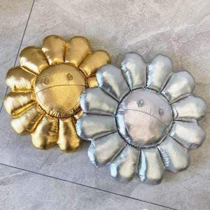 40cm-60cm Sunflower Pillow Soft Flower Stuffed Doll Kawaii Kaikai Kiki Colorful Plush Toy Cushion Gift Sunflower Cushion