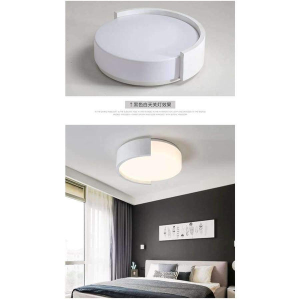 Planet Gates 40cm black / LED warm light Round Led Ceiling Lights for study roomLed commercial lighting Lampara Techo Library  Bedroom Dining Room office led work Lamps