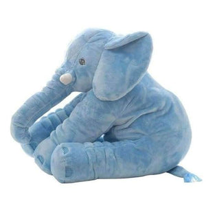 Planet Gates 40cm / Blue 40cm/60cm Height Large Plush Elephant Doll Toy Kids Sleeping Back Cushion Cute Stuffed Elephant Baby Accompany Doll Xmas Gift