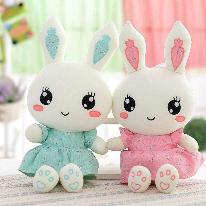 Planet Gates 40cm / Blue New Cute Wearing dress Rabbit plush toys bunny Stuffed dolls kids toys birthday gifts,clothes can be take off