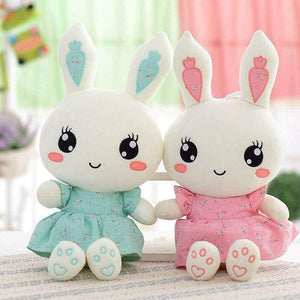 Planet Gates 40cm / Blue New Cute Wearing dress Rabbit plush toys bunny Stuffed dolls kids toys birthday gifts,clothes can be take off