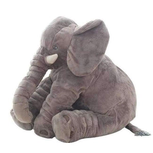 Planet Gates 40cm / Gray 40cm/60cm Height Large Plush Elephant Doll Toy Kids Sleeping Back Cushion Cute Stuffed Elephant Baby Accompany Doll Xmas Gift