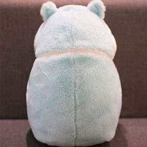 40cm Hamster Toy Cute Hamster Plush With Blanket 3 In 1 Multifunctional Animal Throw Pillow Hamster Hand Warm Soft Doll Kid Gift