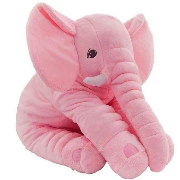 Planet Gates 40cm / Pink 40cm/60cm Height Large Plush Elephant Doll Toy Kids Sleeping Back Cushion Cute Stuffed Elephant Baby Accompany Doll Xmas Gift
