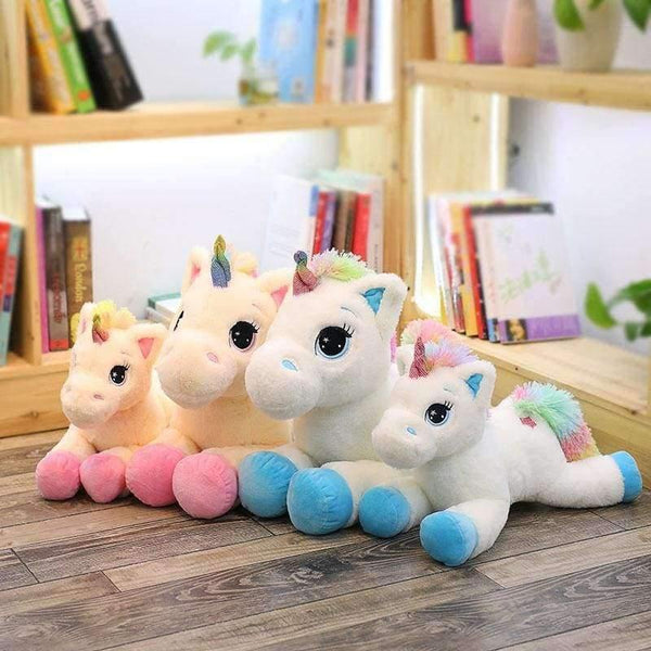 Planet Gates 40cm / Pink Stuffed Animal Baby Dolls Kawaii Cartoon Rainbow Unicorn Plush toys Kids Present Toys Children Baby Birthday Gift