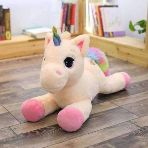 Planet Gates 40cm / Pink Stuffed Animal Baby Dolls Kawaii Cartoon Rainbow Unicorn Plush toys Kids Present Toys Children Baby Birthday Gift