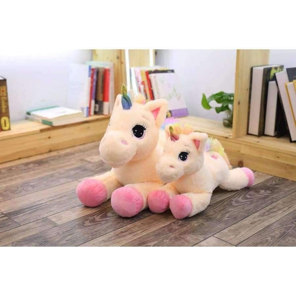 Planet Gates 40cm / Pink Stuffed Animal Baby Dolls Kawaii Cartoon Rainbow Unicorn Plush toys Kids Present Toys Children Baby Birthday Gift