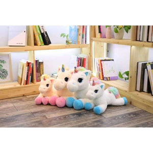 Planet Gates 40cm / Pink Stuffed Animal Baby Dolls Kawaii Cartoon Rainbow Unicorn Plush toys Kids Present Toys Children Baby Birthday Gift