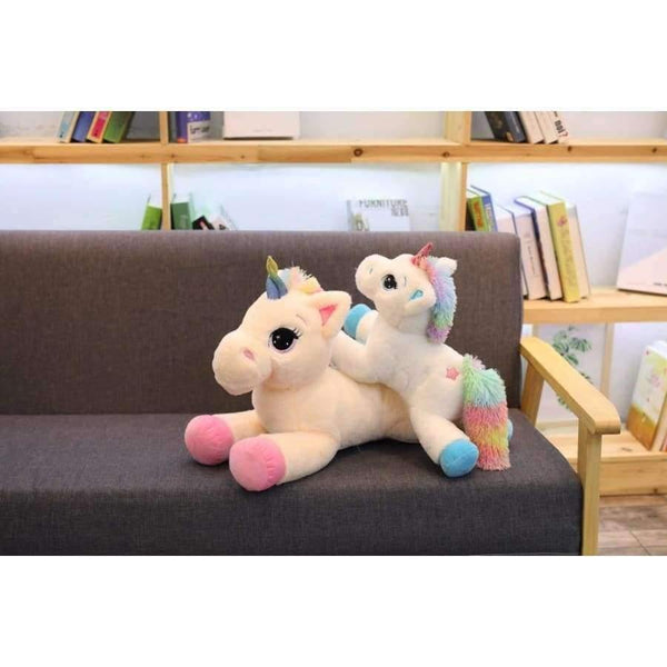 Planet Gates 40cm / Pink Stuffed Animal Baby Dolls Kawaii Cartoon Rainbow Unicorn Plush toys Kids Present Toys Children Baby Birthday Gift