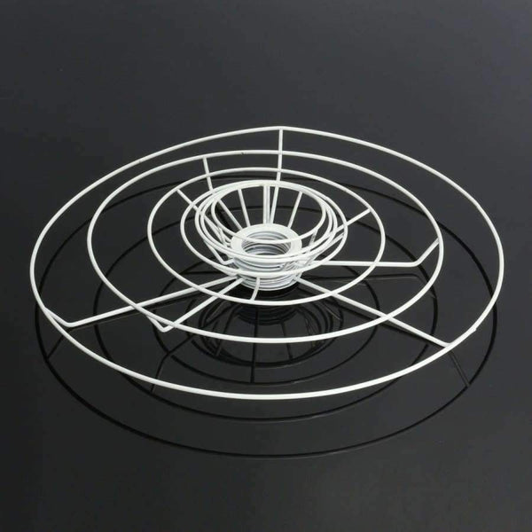Planet Gates 40cm Smuxi Circular Lampshade Frame Ring 11/12/14/20/30/40cm Diameter Lamp Light Shade DIY Making Kit Set E27 Lampshade Frame