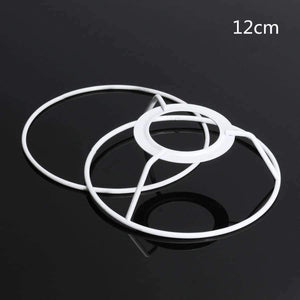 Planet Gates 40cm Smuxi Circular Lampshade Frame Ring 11/12/14/20/30/40cm Diameter Lamp Light Shade DIY Making Kit Set E27 Lampshade Frame