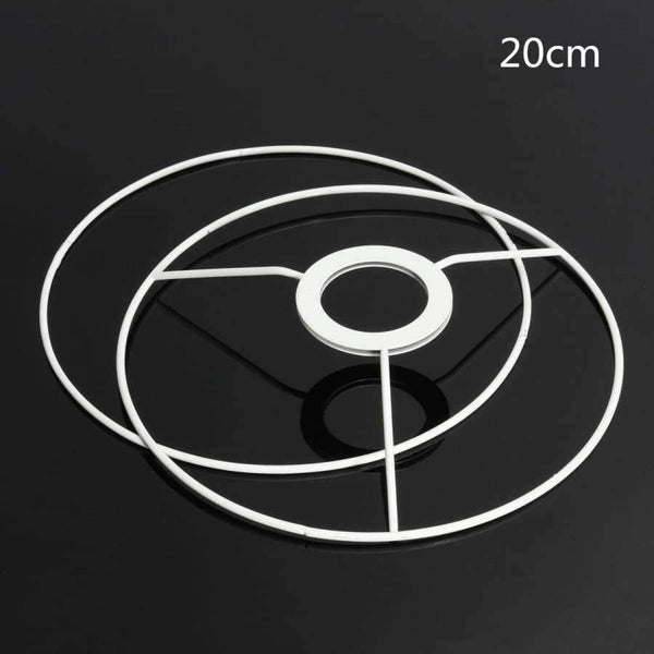 Planet Gates 40cm Smuxi Circular Lampshade Frame Ring 11/12/14/20/30/40cm Diameter Lamp Light Shade DIY Making Kit Set E27 Lampshade Frame